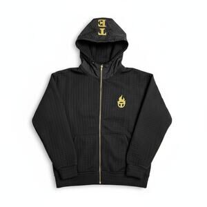 Tenaciti Studios Black Zip-Up Hoodie [Size Medium]